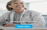 CUADRO MÉDICO 2020 médico Adeslas Almería.pdf• Gestiones administrativas tales como petición de tarjeta sanitaria y dental, modificación de datos, información sobre recibos,