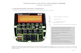 Manual para uso de la calculadora HP50g...calculadoras con el puerto de infrarrojos (via IR). Nº 35 - Para pasar a un ordenador: binary transfer para .hp y ASCI para .txt. Nº60 -