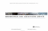 GESTIÓN RECAUDATORIA DE CANARIAS, Sgrecasa.es/.../pdf/memoria_gestion_grecasa_2015.pdf · 2016. 4. 13. · C/Imeldo Serís 57, 6ª planta 38003 – Santa Cruz de Tenerife Tfno :