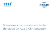 Soluciones transporte eficiente del agua en ACS y Climatización · 2017. 10. 25. · Polietileno de alta densidad PE-HD . Polietileno reticulado . PE-X . Polietileno resistente a