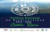 Política Nacionalenbcr.go.cr/sites/default/files/politica-biodiversidad-c...2015-2030 Política Nacional de Biodiversidad Costa B 8I O D I V ER S I D A D Rica costa B 9 I O D I R