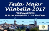 Festa Major Vilabella 2017 major vilabella PER PDF (1).pdf · 2017. 7. 26. · Festa Major . Vilabella 2017 BASES DE LA GIMCANA DIVENDRES, 4 D’AGOST GIMCANA POPULAR • L’edat