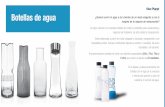 Botellas de agua - dispensadoresagua.es · Botellas de agua ¿Quieres servir el agua a tus clientes de un modo elegante y con la ... • Elegante botella fabricada en cristal soplado