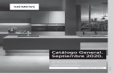 Catálogo General. Septiembre 2020....Los lavavajillas modulares Siemens: • Técnicamente, aunque tengan diferente diseño, pueden instalarse bajo cualquier horno o microondas Siemens
