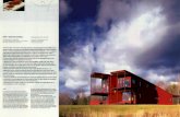 CASA Y steven holl architects - COAM Files/fundacion/biblioteca/revist… · Steel framing and steel roof are ir011-Giide red. siding is red-stained cedar while interiors are white