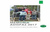 MEMORIA ADISPAZ 2017 · 2018. 10. 9. · 5 Memoria Adispaz 2017 Durante el año 2017 hemos atendido a 25 personas con discapacidad intelectual, física y sensorial con edades comprendidas