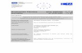 New Evaluación Técnica ETA 19/0750 Europea de 13.02 · 2020. 2. 14. · Página 4 de 22 de la Evaluación Técnica Europea ETA 19/0750, emitida el 13.02.2020 3 Prestaciones del