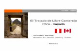 El Tratado de Libre Comercio Perú - Canadá · Las importaciones desde Canadá crecieron a una tasa promedio anual de 21% entre 2005 y 2010 Importaciones desde Canadá (US$ Millones