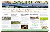 Visita a la 1ª Ganadería y Quesería Ecológica de Navarra · 2018. 8. 29. · Visita a la 1ª Ganadería y Quesería Ecológica de Navarra Un modo de vida integrado en nuestro