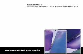 Samsung Galaxy Note20 5G|Note20 Ultra 5G N981U|N986U ......diseñados para prolongar la vida de la batería de su dispositivo. Usar otros dispositivos de carga y baterías pudiera