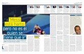 Messi no se va a ir, Leo no debería Es necesario El 2-8 ha dañado … · 2020. 8. 20. · 4 MMIÉRCOLES 19 AGOSTO 2020 MIÉRCOLES 19 AGOSTO 2020 5 FC Barcelona x Reportaje FC Barcelona