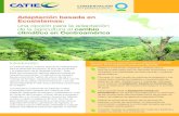 Adaptación basada en Ecosistemas - Conservation International...La Adaptación basada en Ecosistemas (AbE) es el uso de la biodiversidad y los servicios ecosistémicos como parte