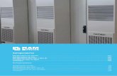 DKC - Catalogo General - 2015 · Junta espumosa en lado armario estándard version BASE y TOP Evaporador de agua integrado en version TOP Filtro aire por version BASE y TOP. Color