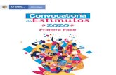 © 2020, Ministerio de Cultura, Colombia...Ministerio de Cultura - Convocatoria de Estímulos 2020 (Primera Fase) 8 de Cultura no recibe tal comunicación en el plazo establecido,