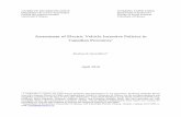 Assessment of Electric Vehicle Incentive Policies in ... · incentives encourage consumers to switch away from conventional gasoline vehicles to electric ... Therefore, a part of