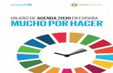 UN AÑO DE AGENDA 2030 EN ESPAÑA MUCHO POR HACER · 2016. 9. 30. · UN AÑO DE AGENDA 2030 EN ESPAÑA: MUCHO POR HACER. 3 En septiembre de 2015 Oxfam Intermón y UNICEF Comité