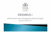 Información para Estudiantes Seleccionados Curso 2016/17epsalgeciras.uca.es/wp-content/uploads/2016/09...Curso 2016/17 En la Universidad de Cádiz Erasmus+ HE Learning Agreement for