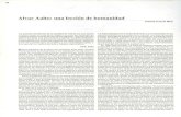 Alvar Aalto: una lección de humanidad - COAM Files/fundacion... · 2018. 3. 7. · Alvar Aalto: una lección de humanidad "La correcta orientación de la arquitectura cuenta con