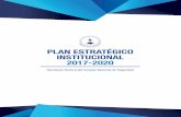 PLAN ESTRATÉGICO INSTITUCIONAL 2017-2020 web Marzo 2017... · 2017. 4. 5. · El Plan Estratégico Institucional 2017-2020, es el instrumento por medio del cual la Secretaría Técnica
