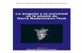Cortejo y Epinicio - David Rosenmann-Taub€¦ · año 2002, se “redescubre” al poeta y aparecen algunas crónicas y reseñas en periódicos y revistas. La tercera edición de