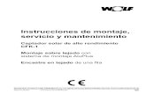 Instrucciones de montaje, servicio y mantenimiento€¦ · Instrucciones de montaje, servicio y mantenimiento Captador solar de alto rendimiento CFK-1 Montaje sobre tejado con sistema