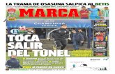 LA TRAMA DE OSASUNA SALPICA AL BETIS · CARTILLA Miércoles 18 de febrero de 2015 • 1€ • • Radio MARCA • t@marca 20.45 CANAL+LC TOCA SALIR DEL TUNEL 20 CACN EL MADRID BUSCA