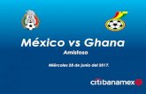 México vs Ghana - gacomunicacion.netgacomunicacion.net/competenciasmensual/2017/Valor... · publicidad exposiciÓn (segundos) momento del partido minuto *costo **rating citibanamex