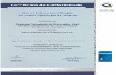 Inmetro - Certificado de Arla a GranelCertificate of Conformity uso do Selo de Identificação da Conformidade para Produtos Certificamos que Granutec Tecnologia de Granulados Eireli