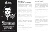 Edgar Allan Poe El corazón delatorportal2014.uaslp.mx/DifusionCultural/Documents/... · El corazón delator La historia presenta a un narrador anónimo obsesionado con el ojo enfermo