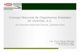 Panel 2 V Consejo Nacional de Organismos Estatales de ...invi.df.gob.mx/portal/pdf/Panel_2_II_Consejo_Nacional_de_Organism… · 6 Michoacán Municipio / PECASA 300 12,000 7 NL Municipio