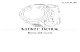 377Instinct!' Tactical Manual del usuario · Visita para ver actualizaciones e información adicional sobre el uso de este producto. Garmin ® , el logotipo de Garmin, ANT+, Auto