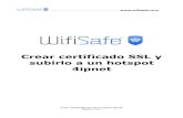 Crear certificado SSL y subirlo a un hotspot 4ipnet€¦ · Como hemos comentado antes, es necesario que el correo sea válido y que esté presente en el listado WHOIS. Nosotros seleccionamos