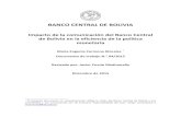 BANCO CENTRAL DE BOLIVIA...2017/06/27  · comité de la Reserva Federal, el Banco Central Europeo y el Banco de Inglaterra, afectan las tasas de interés a lo largo de casi todala