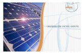 INVERSIÓN INTELIGENTE - Instituto Nacional de ...€¦ · contactos que se conviertan en proveedores para el mercado de energía solar en América. Enlistar sus productos con el