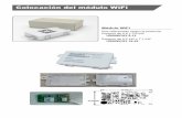 Colocación del módulo WiFi · Módulo WiFi para equipos de 2,6kW y 3,5kW USBWIFI03 9-12 En esta referencia se incluye un adhesivo en la parte posterior del módulo para su correcta