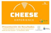 Presentación de Resultados - mancomunidaddelnorte.org€¦ · Presentación de Resultados “CHEESE EXPERIENCE. Turismo Agroalimentario en el Norte de Gran Canaria” (17 diciembre,