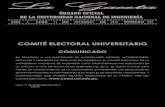 COMITÉ ELECTORAL UNIVERSITARIO 075_2015.pdf · Electoral Universitario, el padrón electoral de docentes incluye a los docentes ordinarios que tengan menos o cumplan setenta años