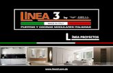 ÍNEA PROYECTOS - Linea3linea3.com.do/pdf/CatalogoGiampiero.pdfcocinas modulares, muebles de baños y closets, de procedencia ITALIANA de alta calidad y ecológicos certificado según