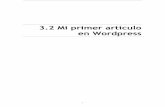 3.2 Mi primer artículo en Wordpress · Blogs ::: Mi primer artículo en Wordpress Multimedia y Web 2.0 ::: Edición 2010 ::: Formación del Profesorado 39 Título del blog. Idioma.