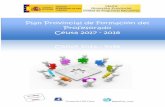 Plan Provincial de Formación del Profesorado Ceuta 2017 - 2018223b6b5c-d463-4101... · Para finalizar quisiera reiterar la importancia de la formación continua del profesorado como