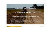 CAMBIO CLIMÁTICO CAMINOS RURALES INTERVENCIONES …factorhumanoentambo.com/wp-content/uploads/2018/05/Caminos-r… · La atmósfera y el océano se han calentado, los volúmenes