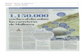 Diari: Diario de Mallorca Data: 19-01-2020 · de Mallorca Son cifras de la media diaria de coches contabilizada por el Consell en 2018 Vía de Cintura, autovía de Inca y accesos