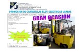 CARRETILLA ELEVADORA ELECTRICA 1.500KG.jorisan.es/wp-content/uploads/2018/10/MAQUINARIA-USADA.pdf · corriente alterna, ultima generacion. marca : ep modelo: ept-20-20ra corriente