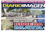 (Página 5 Año 7 No. 2104 Miércoles 24 de julio de 2019 ... · Mantiene la Riviera Maya alta afluencia de visitantes La Asociación de Hoteles de la Riviera Maya destacó que en