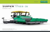 SUPER 1103-3i · la SUPER 1103-3i. El modo ECO, especialmente ahorrador, también está disponible para esta extendedora sobre ruedas, con lo que se puede ahorrar combustible y reducir