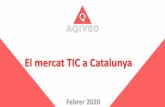 El mercat TIC a Catalunya - enginyeriainformatica.cat · 4. Top de Comunitats 5. Comparativa per tipus d'empresa 6. Comparatiu per categories d'empresa 7. Rànquing de Productes 8.