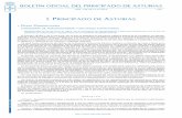 Boletín Oficial del Principado de Asturias · Organización de la Administración y los artículos 31 y 38, i) de la Ley del Principado de Asturias 6/1984, de 5 de julio, del Presidente