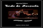 Recital lírico Tarde de Zarzuela · Tarde de Zarzuela 6 Recital lírico al Palau de la Senyoria de Alfara del Patriarca. Agosto 2016. Concierto “El cant de la Sibil•la” en