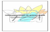 FEDERACIÓN CANARIA DE AUTOMOVILISMO · 1 La Federación Canaria de Automovilismo (FCA), poseedora del poder deportivo en la Comunidad Autónoma de Canarias, gobierna la organización