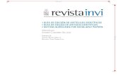 REVISTA INVI / INSTITUTO DE LA VIVIENDA / FACULTAD DE ...revistainvi.uchile.cl/ayuda/guia.pdf · 8347 Folleto Invi Castellano-Ingles-portugues.indd 7 12-02-13 18:08. la . evaluación.